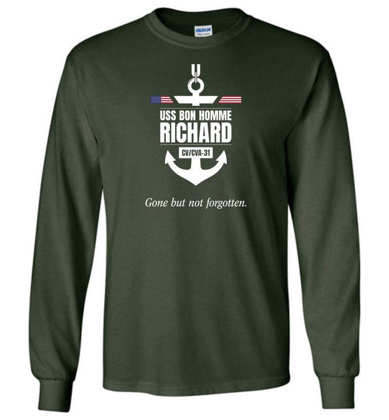 Load image into Gallery viewer, USS Bon Homme Richard CV/CVA-31 &quot;GBNF&quot; - Men&#39;s/Unisex Long-Sleeve T-Shirt
