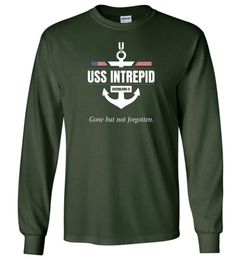 Load image into Gallery viewer, USS Intrepid CV/CVA/CVS-11 &quot;GBNF&quot; - Men&#39;s/Unisex Long-Sleeve T-Shirt
