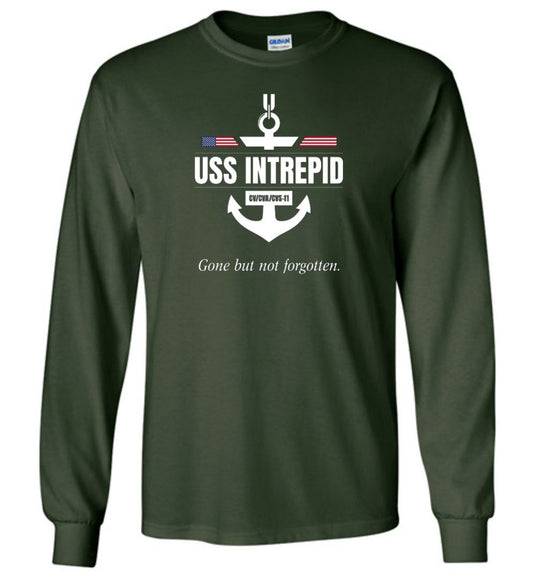 USS Intrepid CV/CVA/CVS-11 "GBNF" - Men's/Unisex Long-Sleeve T-Shirt