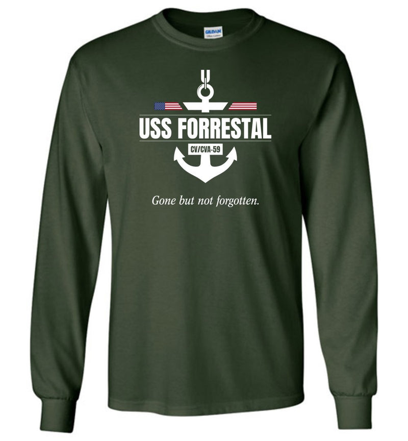 Load image into Gallery viewer, USS Forrestal CV/CVA-59 &quot;GBNF&quot; - Men&#39;s/Unisex Long-Sleeve T-Shirt
