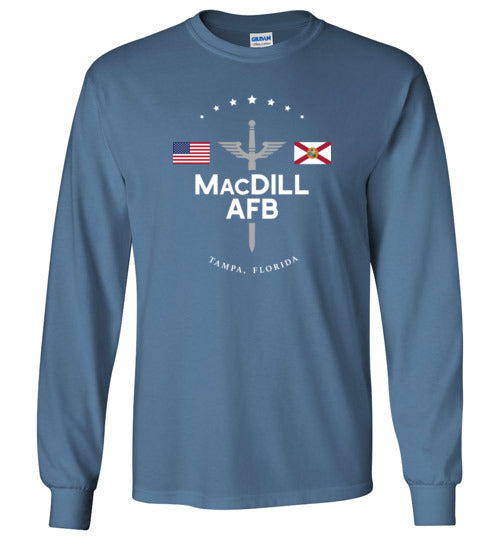 Load image into Gallery viewer, MacDill AFB - Men&#39;s/Unisex Long-Sleeve T-Shirt-Wandering I Store
