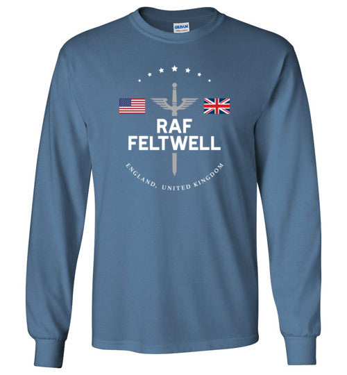 Load image into Gallery viewer, RAF Feltwell - Men&#39;s/Unisex Long-Sleeve T-Shirt-Wandering I Store
