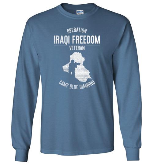 Operation Iraqi Freedom "Camp Blue Diamond" - Men's/Unisex Long-Sleeve T-Shirt