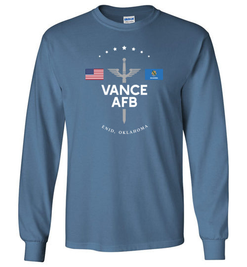 Vance AFB - Men's/Unisex Long-Sleeve T-Shirt-Wandering I Store