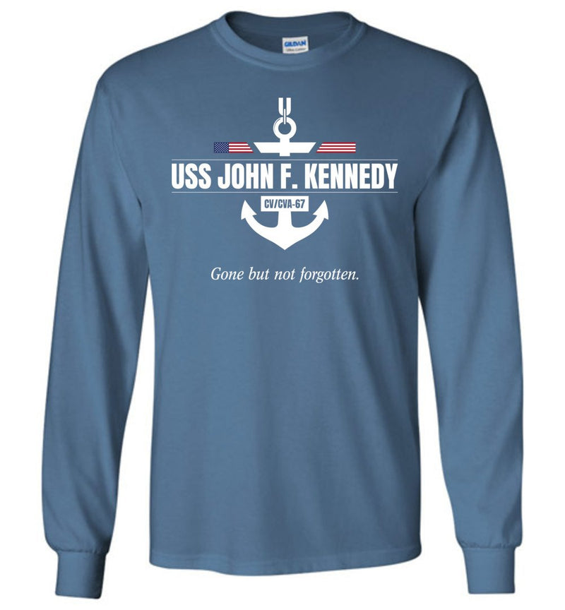 Load image into Gallery viewer, USS John F. Kennedy CV/CVA-67 &quot;GBNF&quot; - Men&#39;s/Unisex Long-Sleeve T-Shirt
