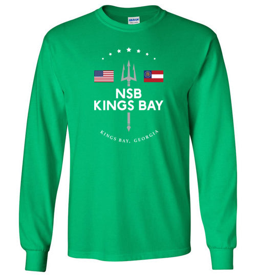 Load image into Gallery viewer, NSB King&#39;s Bay - Men&#39;s/Unisex Long-Sleeve T-Shirt-Wandering I Store
