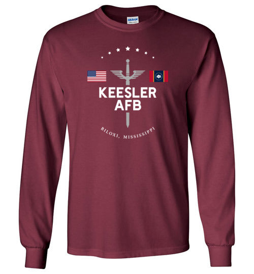 Load image into Gallery viewer, Keesler AFB - Men&#39;s/Unisex Long-Sleeve T-Shirt-Wandering I Store
