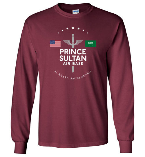 Load image into Gallery viewer, Prince Sultan Air Base - Men&#39;s/Unisex Long-Sleeve T-Shirt-Wandering I Store

