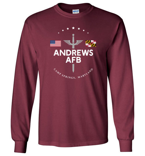 Andrews AFB - Men's/Unisex Long-Sleeve T-Shirt-Wandering I Store