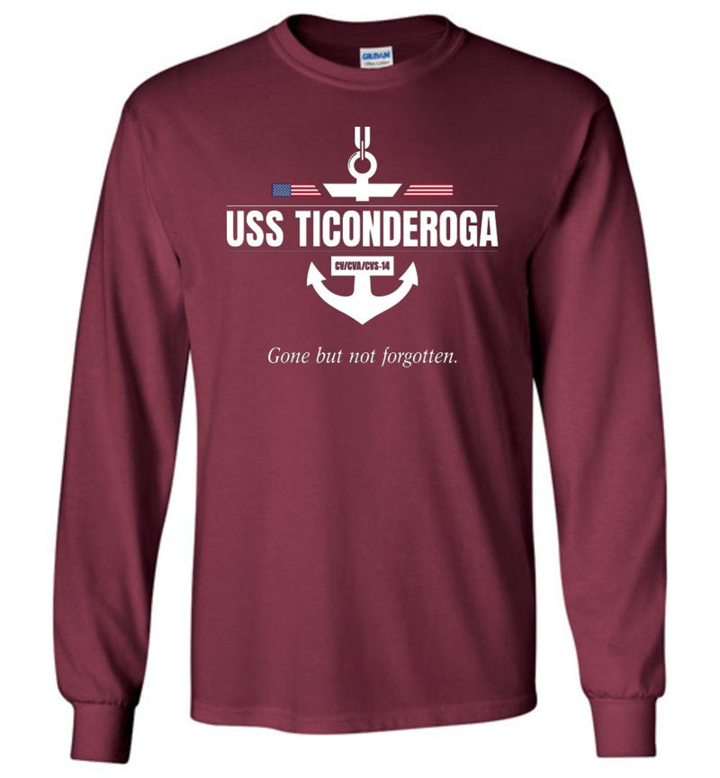 Load image into Gallery viewer, USS Ticonderoga CV/CVA/CVS-14 &quot;GBNF&quot; - Men&#39;s/Unisex Long-Sleeve T-Shirt
