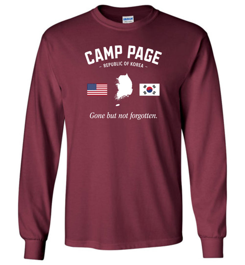 Load image into Gallery viewer, Camp Page &quot;GBNF&quot; - Men&#39;s/Unisex Long-Sleeve T-Shirt
