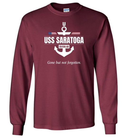 USS Saratoga CV/CVA-60 "GBNF" - Men's/Unisex Long-Sleeve T-Shirt