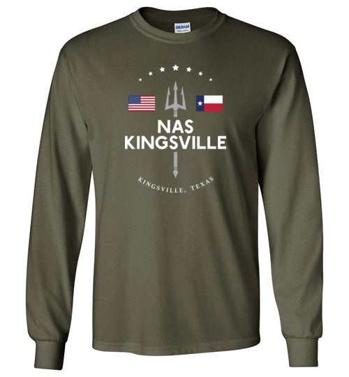 NAS Kingsville - Men's/Unisex Long-Sleeve T-Shirt-Wandering I Store