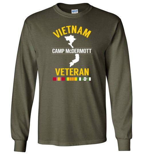 Load image into Gallery viewer, Vietnam Veteran &quot;Camp McDermott&quot; - Men&#39;s/Unisex Long-Sleeve T-Shirt
