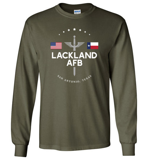 Lackland AFB - Men's/Unisex Long-Sleeve T-Shirt-Wandering I Store