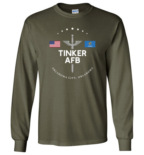 Load image into Gallery viewer, Tinker AFB - Men&#39;s/Unisex Long-Sleeve T-Shirt-Wandering I Store

