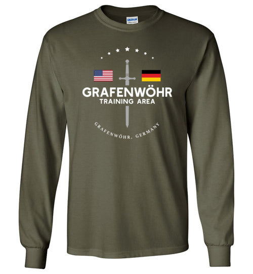 Load image into Gallery viewer, Grafenwohr Training Area - Men&#39;s/Unisex Long-Sleeve T-Shirt-Wandering I Store
