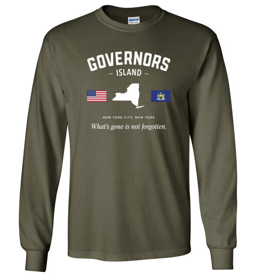 Load image into Gallery viewer, Governor&#39;s Island - Men&#39;s/Unisex Long-Sleeve T-Shirt-Wandering I Store
