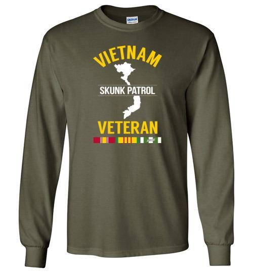 Load image into Gallery viewer, Vietnam Veteran &quot;Skunk Patrol&quot; - Men&#39;s/Unisex Long-Sleeve T-Shirt
