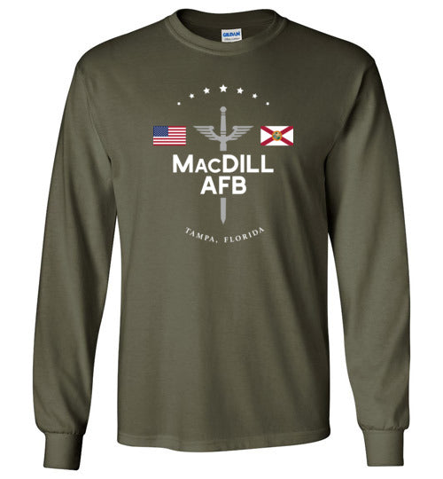 MacDill AFB - Men's/Unisex Long-Sleeve T-Shirt-Wandering I Store