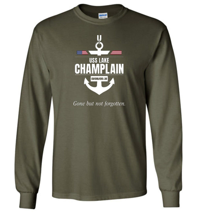 Load image into Gallery viewer, USS Lake Champlain CV/CVA/CVS-39 &quot;GBNF&quot; - Men&#39;s/Unisex Long-Sleeve T-Shirt
