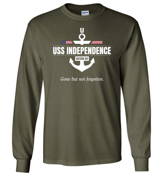 USS Independence CV/CVA-62 "GBNF" - Men's/Unisex Long-Sleeve T-Shirt