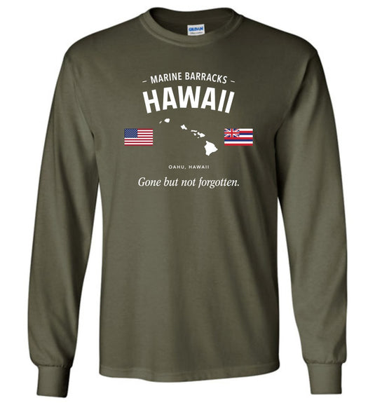 Marine Barracks Hawaii "GBNF" - Men's/Unisex Long-Sleeve T-Shirt