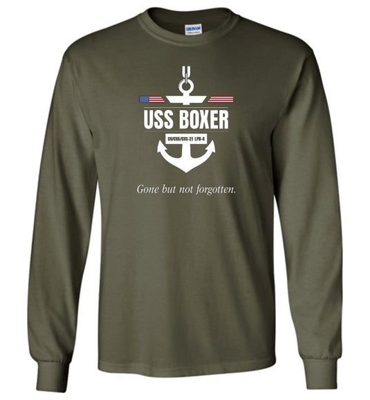 USS Boxer CV/CVA/CVS-21 LPH-4 "GBNF" - Men's/Unisex Long-Sleeve T-Shirt