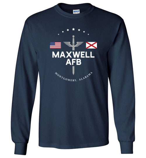 Load image into Gallery viewer, Maxwell AFB - Men&#39;s/Unisex Long-Sleeve T-Shirt-Wandering I Store
