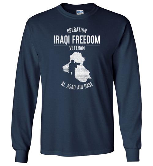 Load image into Gallery viewer, Operation Iraqi Freedom &quot;Al Asad Air Base&quot; - Men&#39;s/Unisex Long-Sleeve T-Shirt
