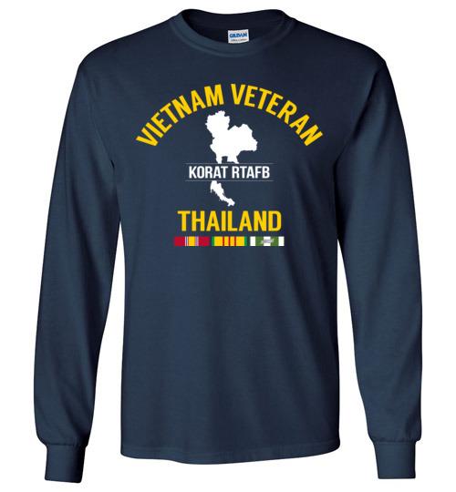 Load image into Gallery viewer, Vietnam Veteran Thailand &quot;Korat RTAFB&quot; - Men&#39;s/Unisex Long-Sleeve T-Shirt

