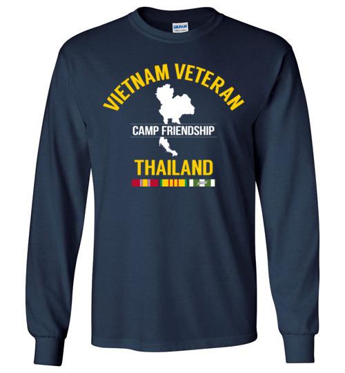 Load image into Gallery viewer, Vietnam Veteran Thailand &quot;Camp Friendship&quot; - Men&#39;s/Unisex Long-Sleeve T-Shirt
