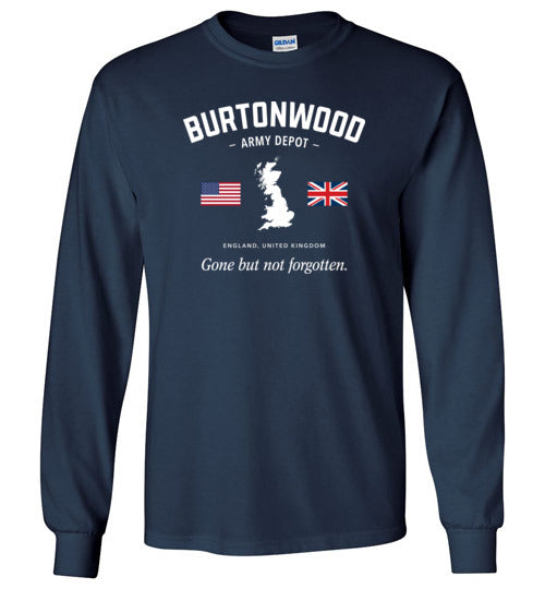 Burtonwood Army Depot "GBNF" - Men's/Unisex Long-Sleeve T-Shirt-Wandering I Store