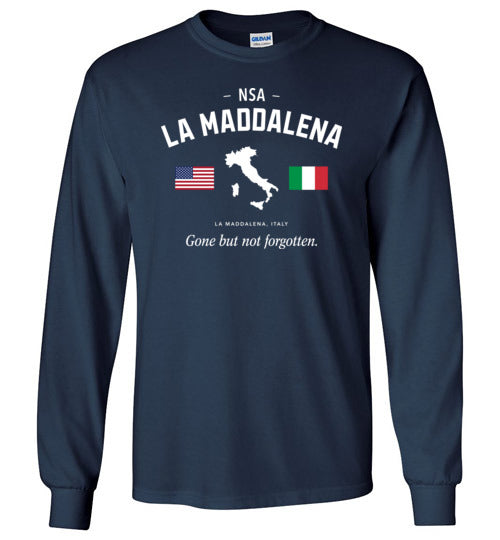 Load image into Gallery viewer, NSA La Maddalena &quot;GBNF&quot; - Men&#39;s/Unisex Long-Sleeve T-Shirt-Wandering I Store
