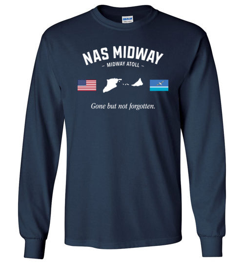 Load image into Gallery viewer, NAS Midway &quot;GBNF&quot; - Men&#39;s/Unisex Long-Sleeve T-Shirt-Wandering I Store
