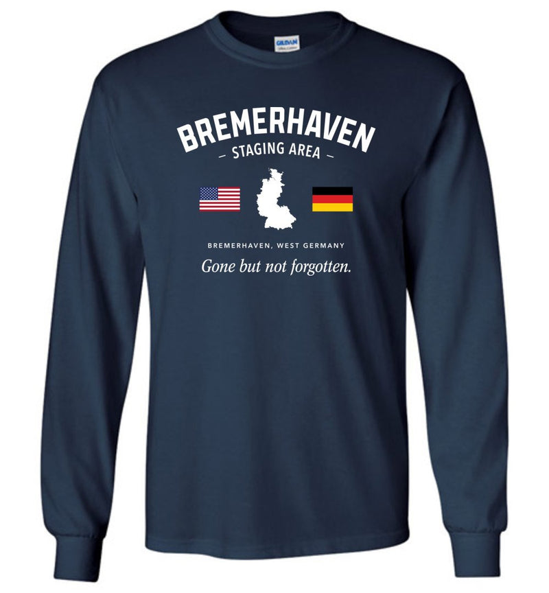 Load image into Gallery viewer, Bremerhaven Staging Area &quot;GBNF&quot; - Men&#39;s/Unisex Long-Sleeve T-Shirt
