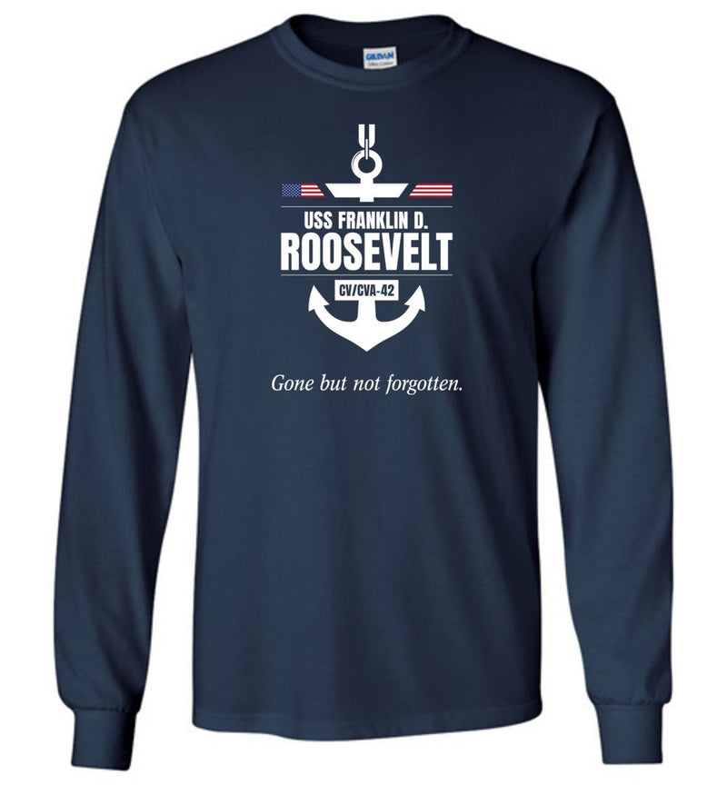 Load image into Gallery viewer, USS Franklin D. Roosevelt CV/CVA-42 &quot;GBNF&quot; - Men&#39;s/Unisex Long-Sleeve T-Shirt
