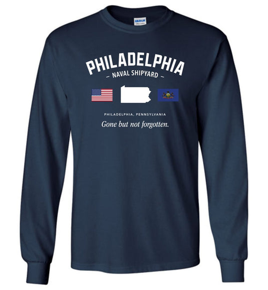 Philadelphia Naval Shipyard "GBNF" - Men's/Unisex Long-Sleeve T-Shirt