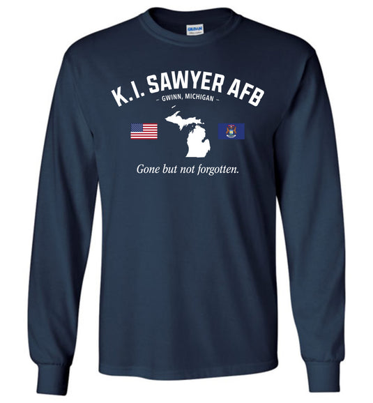 K. I. Sawyer AFB "GBNF" - Men's/Unisex Long-Sleeve T-Shirt
