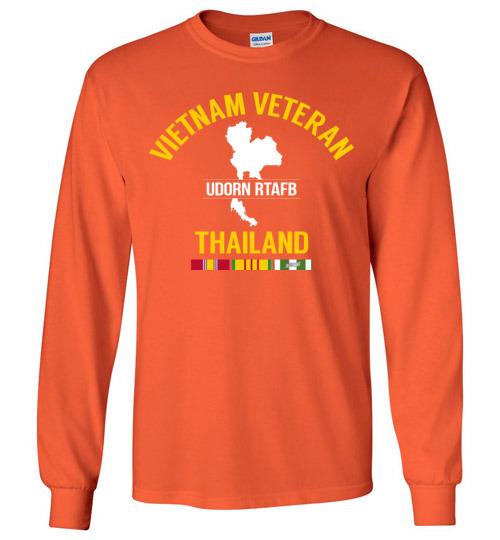 Vietnam Veteran Thailand "Udorn RTAFB" - Men's/Unisex Long-Sleeve T-Shirt