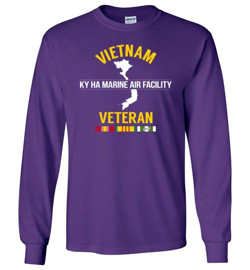 Vietnam Veteran "Ky Ha Marine Air Facility" - Men's/Unisex Long-Sleeve T-Shirt