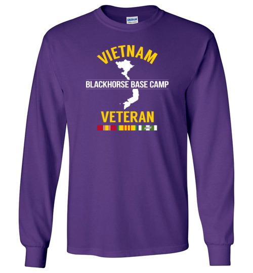 Load image into Gallery viewer, Vietnam Veteran &quot;Blackhorse Base Camp&quot; - Men&#39;s/Unisex Long-Sleeve T-Shirt
