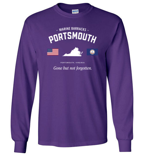 Load image into Gallery viewer, Marine Barracks Portsmouth &quot;GBNF&quot; - Men&#39;s/Unisex Long-Sleeve T-Shirt-Wandering I Store
