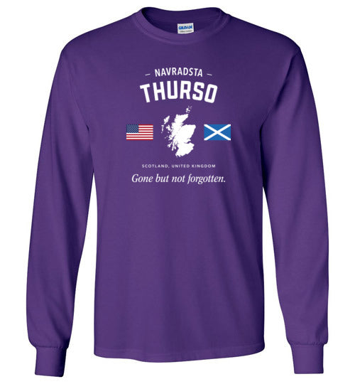 Load image into Gallery viewer, NAVRADSTA Thurso &quot;GBNF&quot; - Men&#39;s/Unisex Long-Sleeve T-Shirt-Wandering I Store
