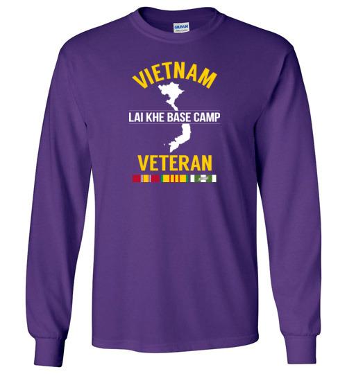 Load image into Gallery viewer, Vietnam Veteran &quot;Lai Khe Base Camp&quot; - Men&#39;s/Unisex Long-Sleeve T-Shirt
