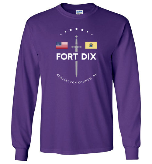 Fort Dix - Men's/Unisex Long-Sleeve T-Shirt-Wandering I Store