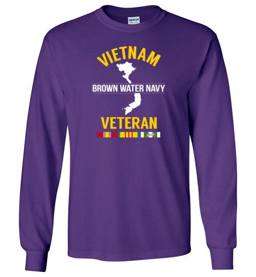 Vietnam Veteran "Brown Water Navy" - Men's/Unisex Long-Sleeve T-Shirt