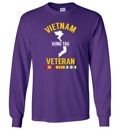 Vietnam Veteran "Vung Tau" - Men's/Unisex Long-Sleeve T-Shirt-Wandering I Store