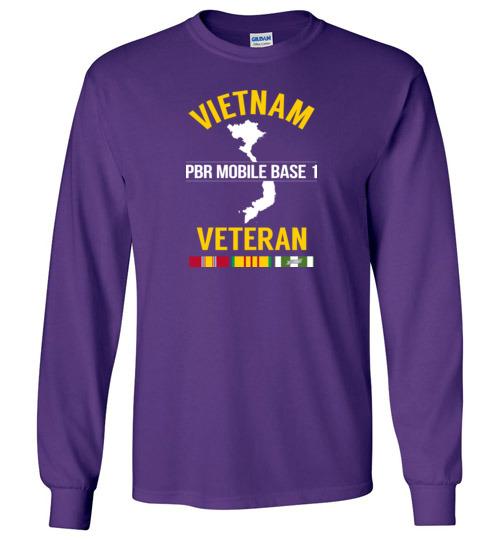 Vietnam Veteran "PBR Mobile Base 1" - Men's/Unisex Long-Sleeve T-Shirt