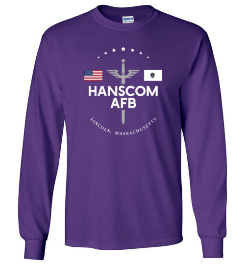 Load image into Gallery viewer, Hanscom AFB - Men&#39;s/Unisex Long-Sleeve T-Shirt-Wandering I Store
